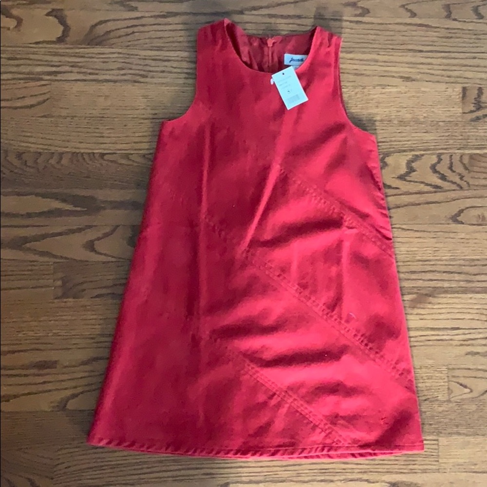 Red corduroy Jacadi 8Y NWT